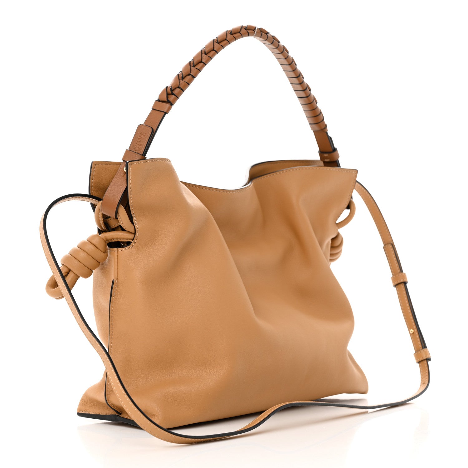 Loewe Nappa Flamenco Knot Clutch Warm Desert 3 of 10