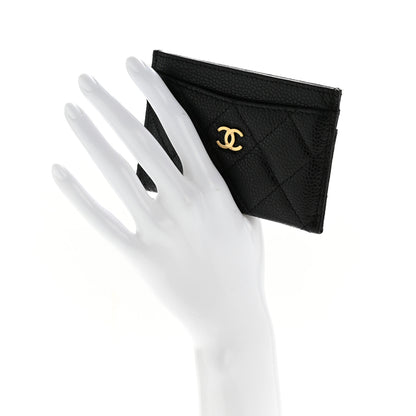 Chanel Caviar Quilted Card Holder Black 2 of 12