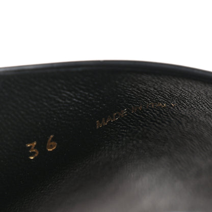 Miu Miu Patent Logo Slide Clogs 36 Black 8 of 9