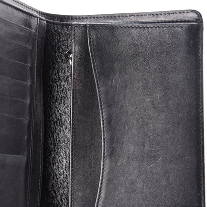 Chanel Patent Quilted Yen Wallet Black 10 of 16