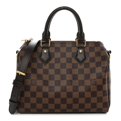 Louis Vuitton Damier Ebene Speedy Bandouliere 25 1 of 12