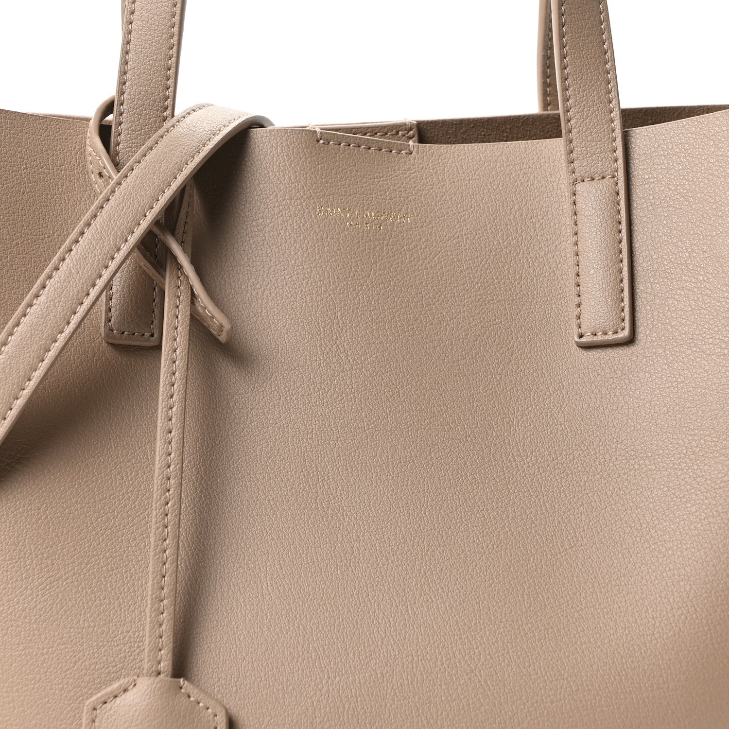 Saint Laurent Calfskin Toy Shopping Tote Nude Powder 8 of 11