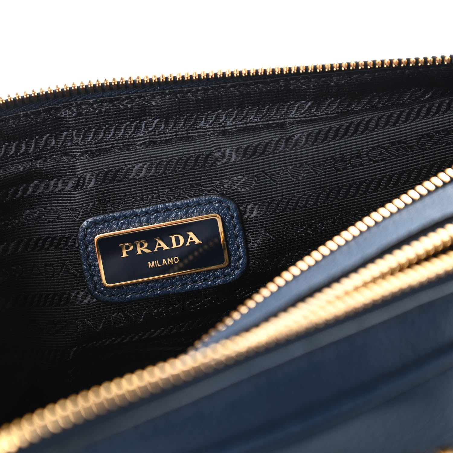 Prada Vitello Phenix Camera Bag Baltico 9 of 11