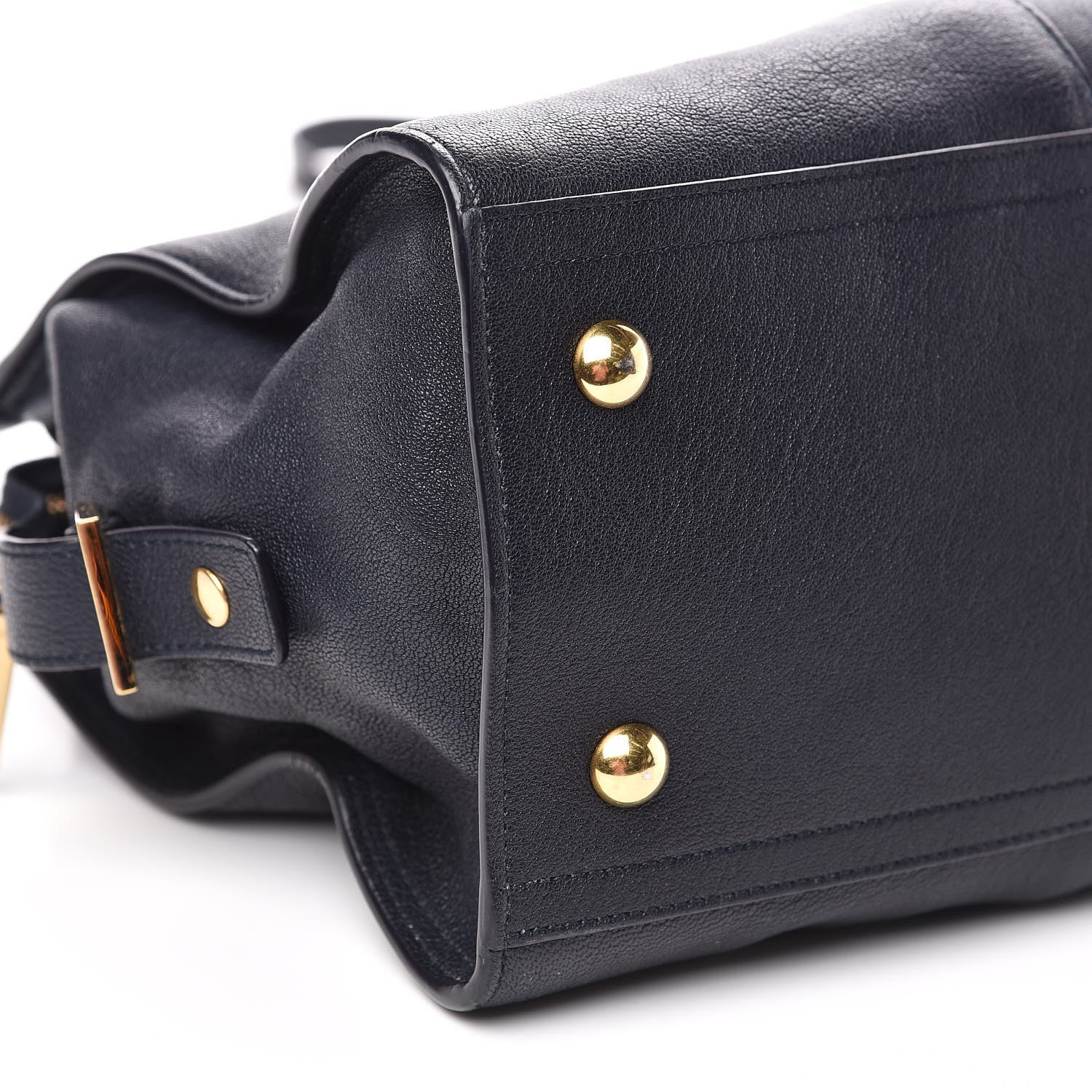 Saint Laurent Calfskin Medium Classic Y Cabas Navy 8 of 11