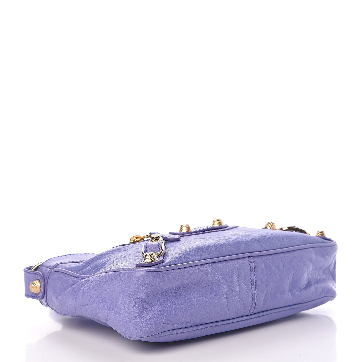 Agneau Giant 12 Gold Hardware Hip Mauve