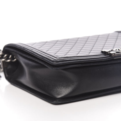 Chanel Lambskin Quilted Large Boy Flap Black 8 of 12