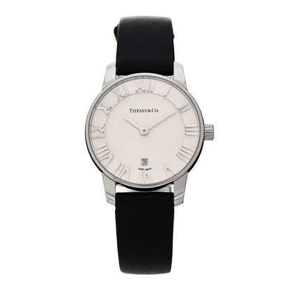 Tiffany Stainless Steel Calfskin 29mm Atlas 2-Hand Quartz Watch 1 of 5