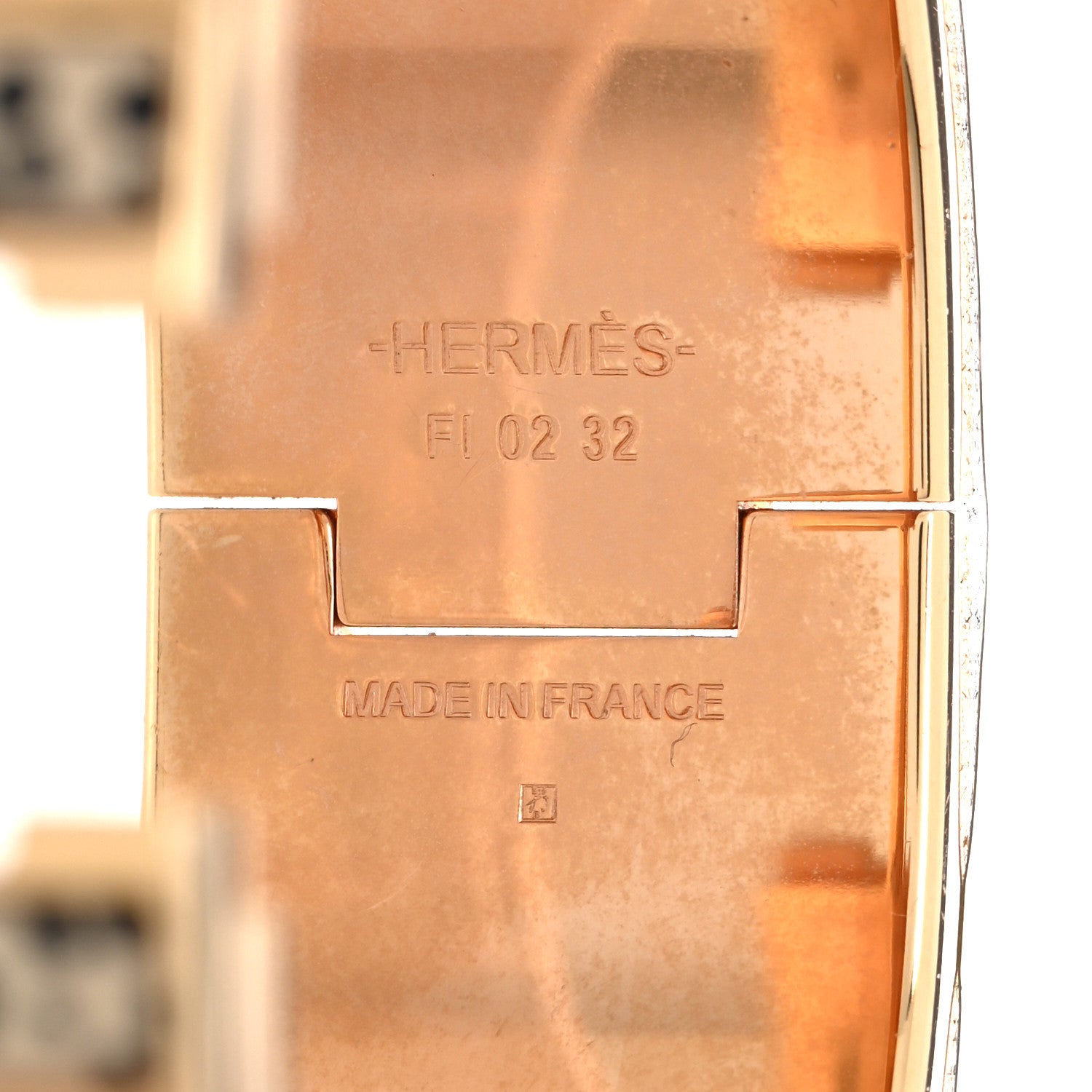 Hermes Enamel Printed Leopards Wide Clic Clac H Bracelet PM Songe Pastel 4 of 5