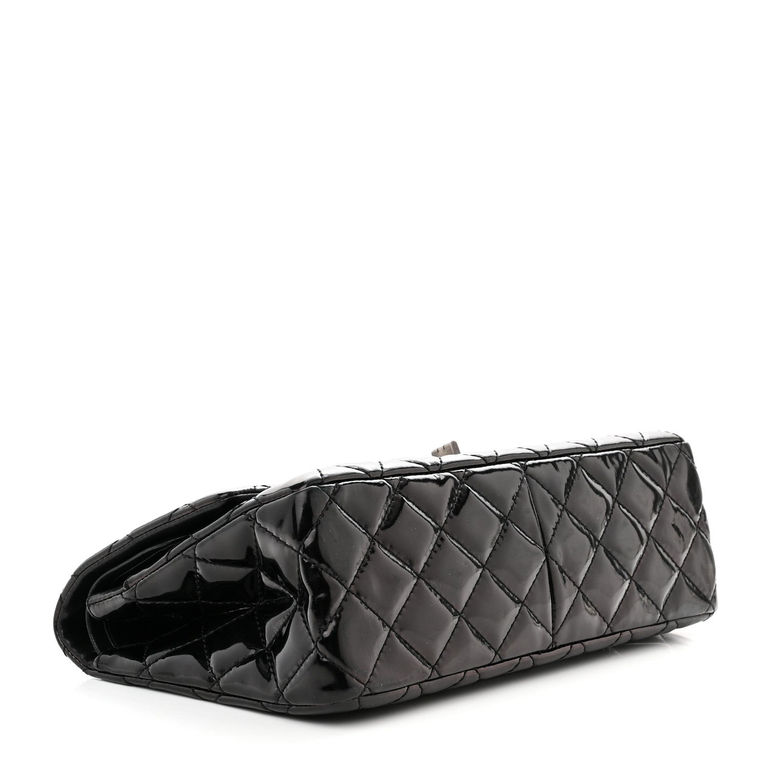 Chanel Patent Quilted 2.55 Reissue 226 Flap Black 4 of 12