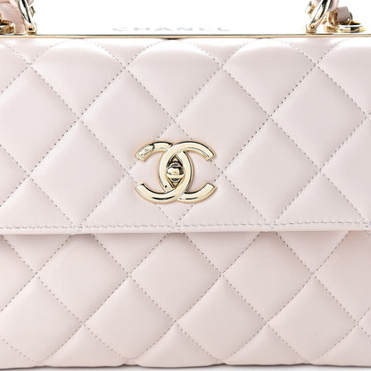 Chanel Lambskin Quilted Small Trendy CC Flap Dual Handle Bag Light Pink 8 of 17