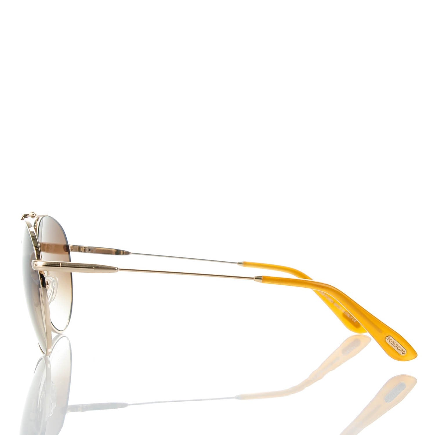 Tom Ford Colin Aviator Sunglasses TF338 Gold 3 of 7