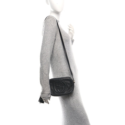 Gucci Pebbled Calfskin Small Soho Disco Bag Black 2 of 12