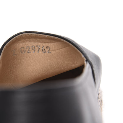 Chanel Lambskin CC Espadrilles 38 Black 10 of 12