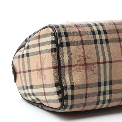 Burberry Haymarket Small Chester Bowling Bag Chocolate 6 of 17