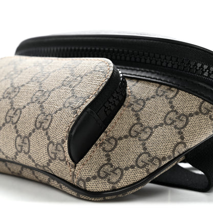 Gucci GG Supreme Monogram Belt Bag Black 10 of 10