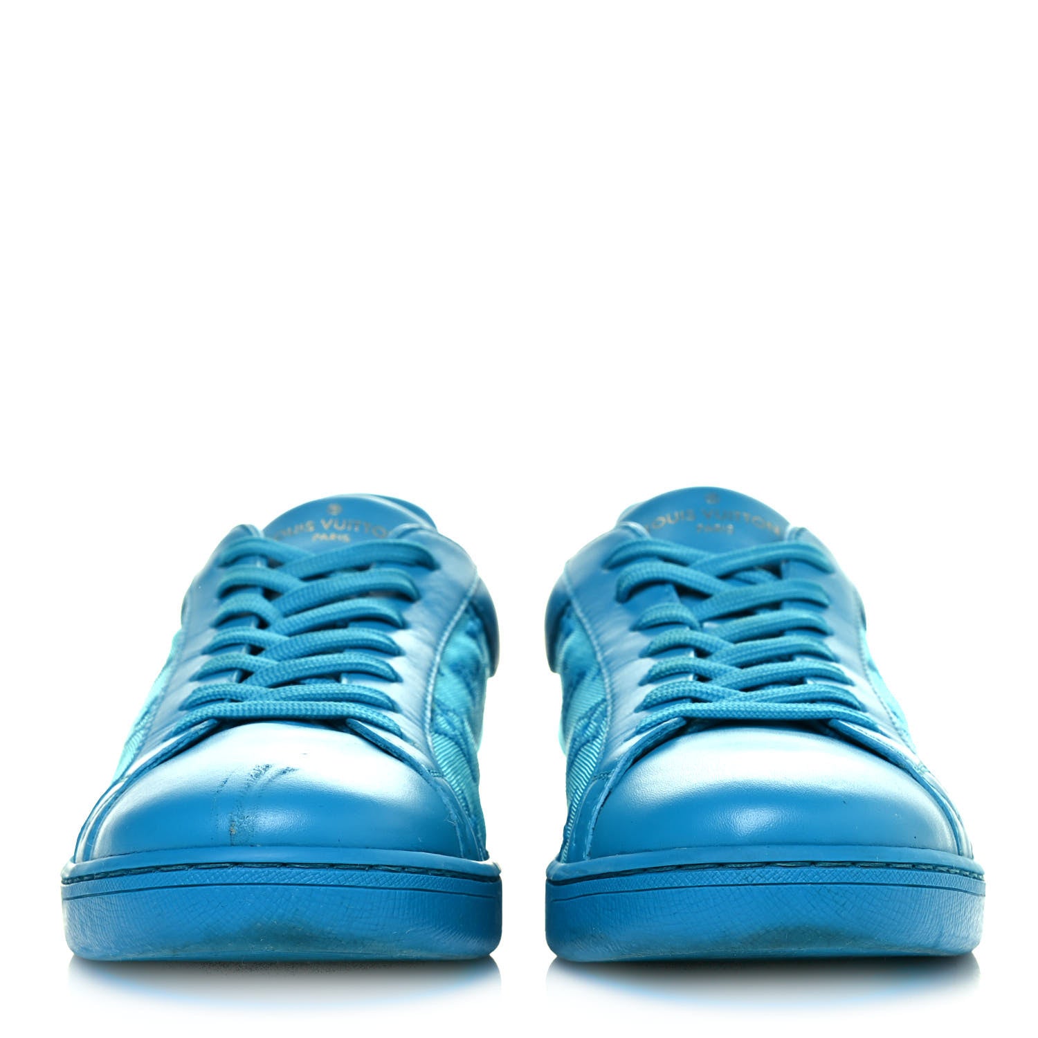 Louis Vuitton Monogram Luxembourg Sneaker 9 Blue 2 of 11