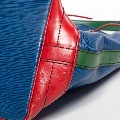 Louis Vuitton Epi Tri-Color Noe Red Blue Green 8 of 8