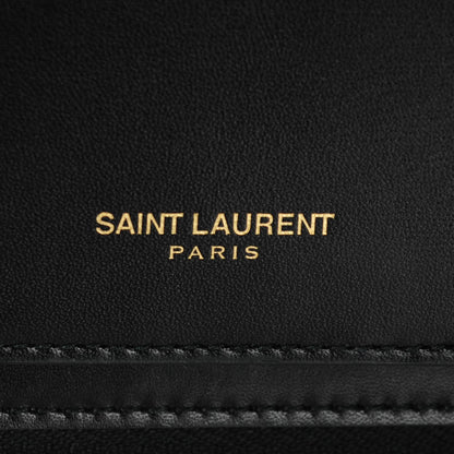Saint Laurent Calfskin Tuc Ipad Case Black 6 of 8
