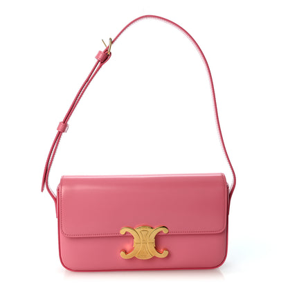 Celine Shiny Calfskin Triomphe Flamingo 1 of 11