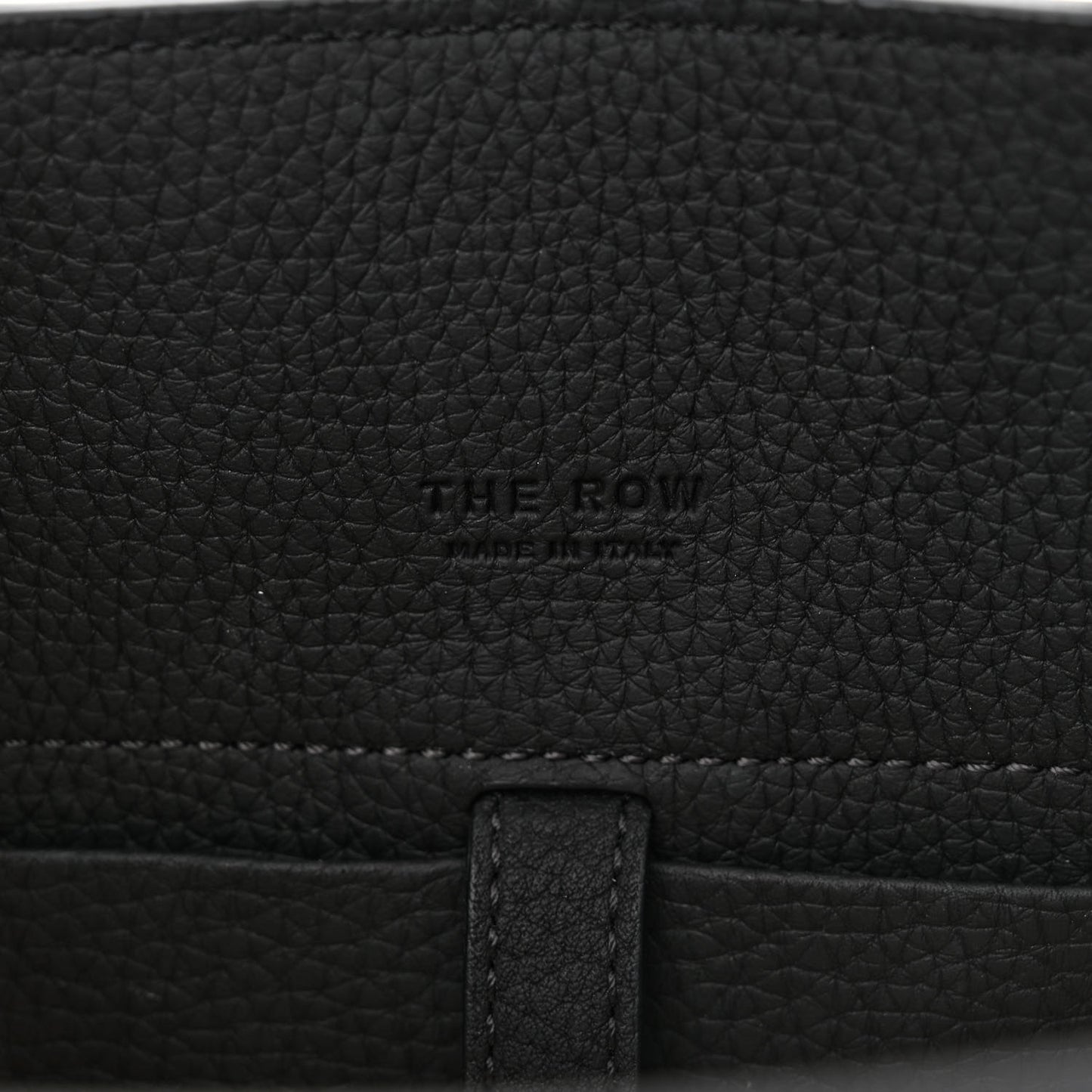 Grained Calfskin Soft Margaux 10 Bag Black