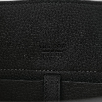 The Row Grained Calfskin Soft Margaux 10 Bag Black 6 of 9