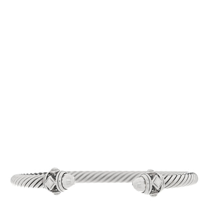 David Yurman Sterling Silver 5mm Cable Renaissance Bracelet 1 of 3