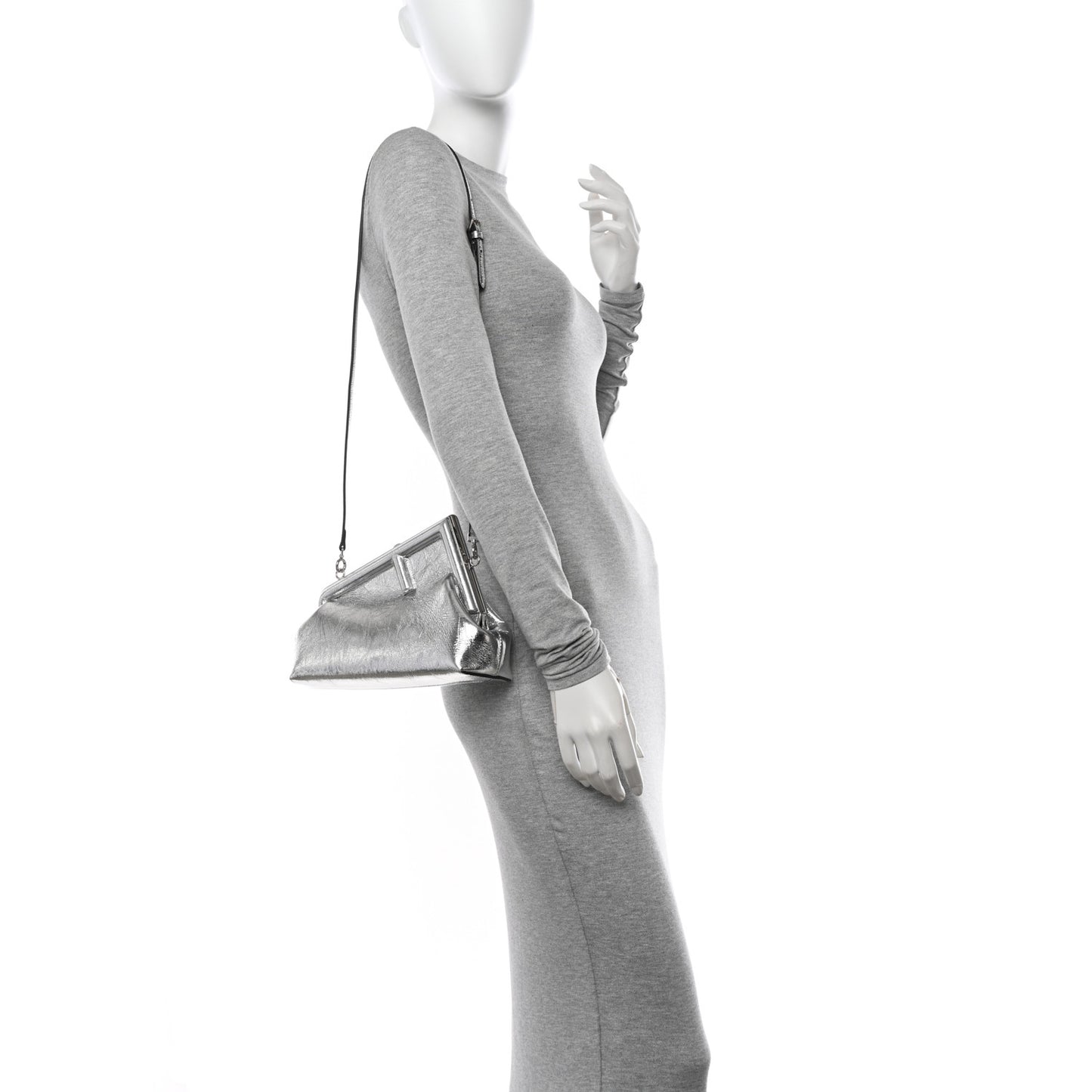 Rock Millenium Small Fendi First Argento