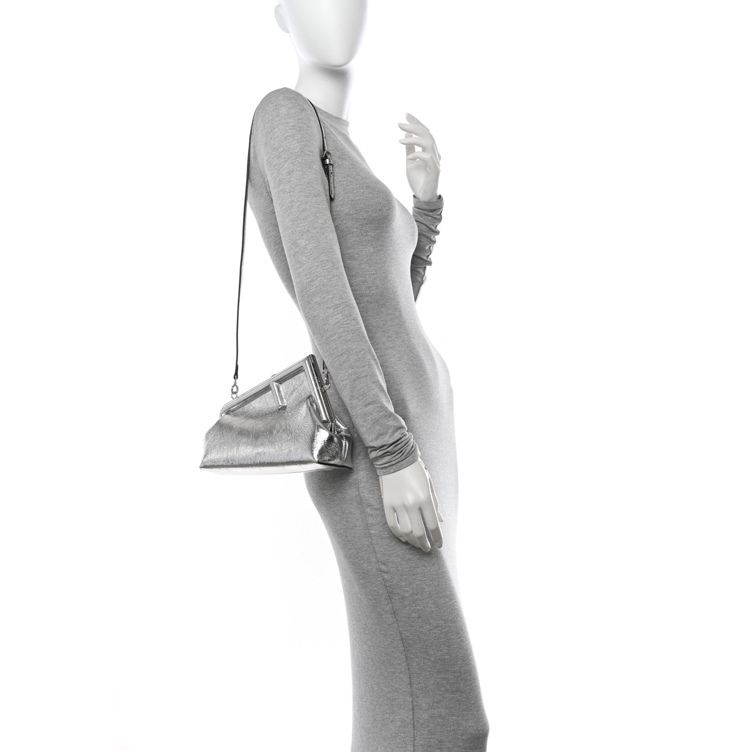 Fendi Rock Millenium Small Fendi First Argento 2 of 10