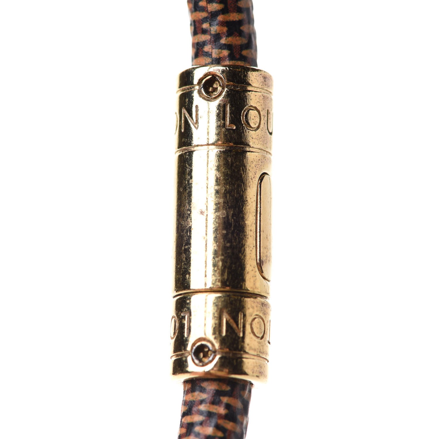 Louis Vuitton Damier Ebene Keep It Bracelet 17 4 of 4