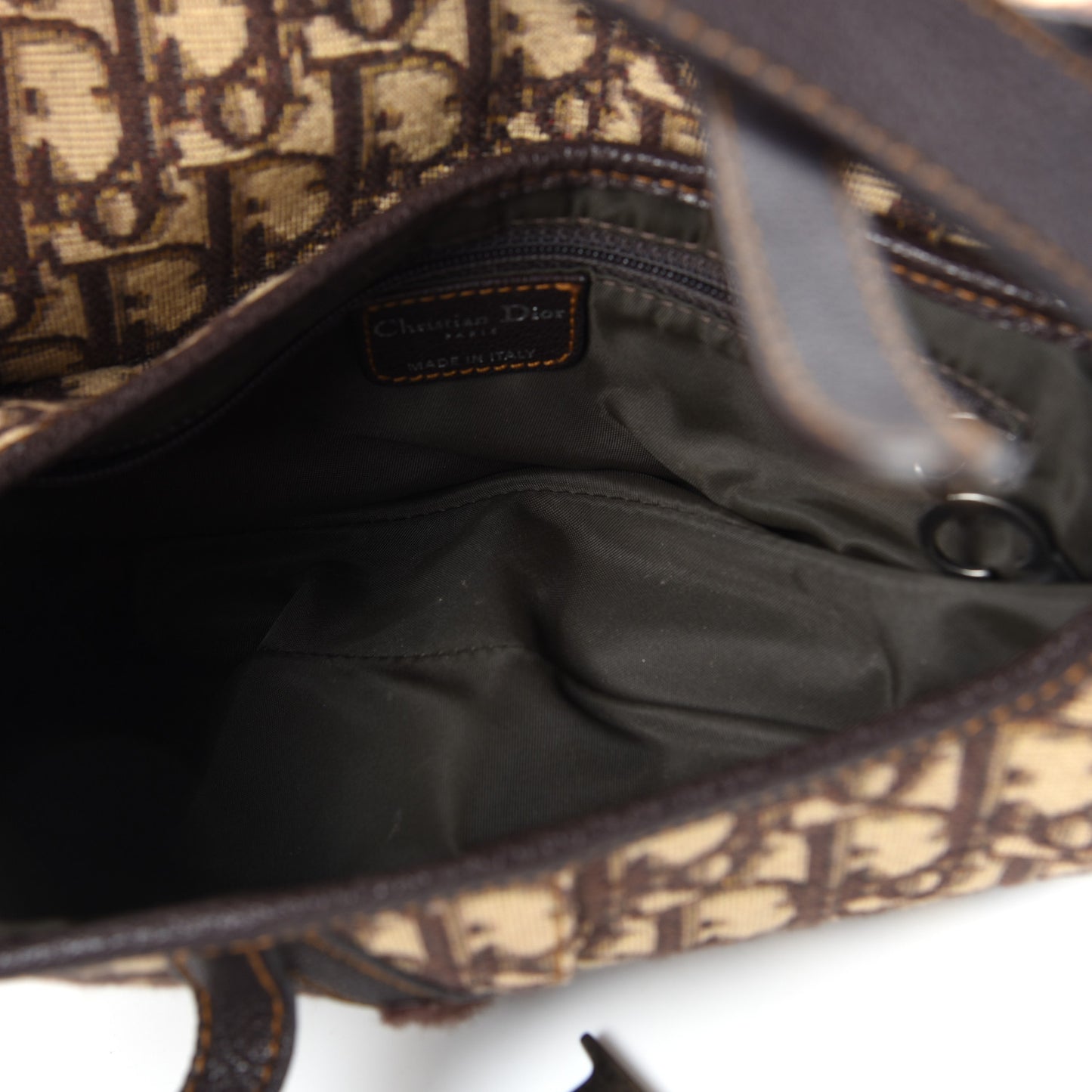 Monogram Saddle Bag Brown