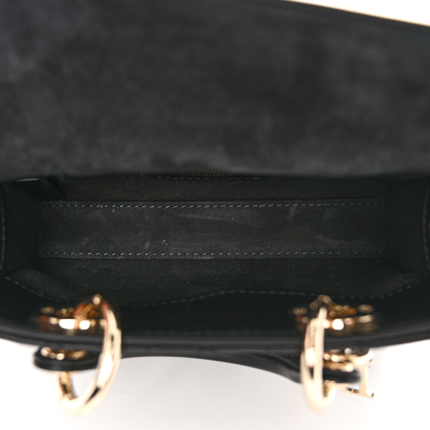 Christian Dior Lambskin Cannage Micro Lady D-Joy Black 5 of 10