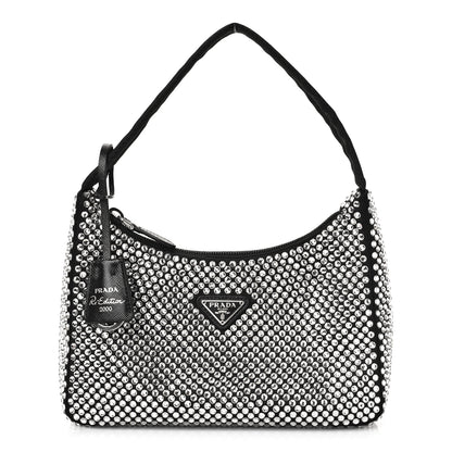 Prada Satin Crystal Mini Re-Edition 2000 Bag Cristal 1 of 8