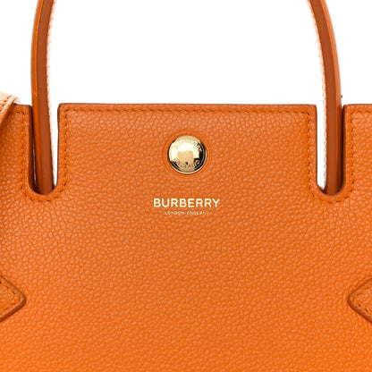 Burberry Grainy Calfskin Mini Title Bag Orange 7 of 10