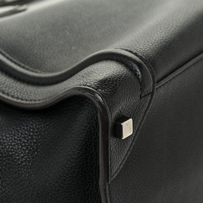 Celine Drummed Calfskin Mini Luggage Black 13 of 13