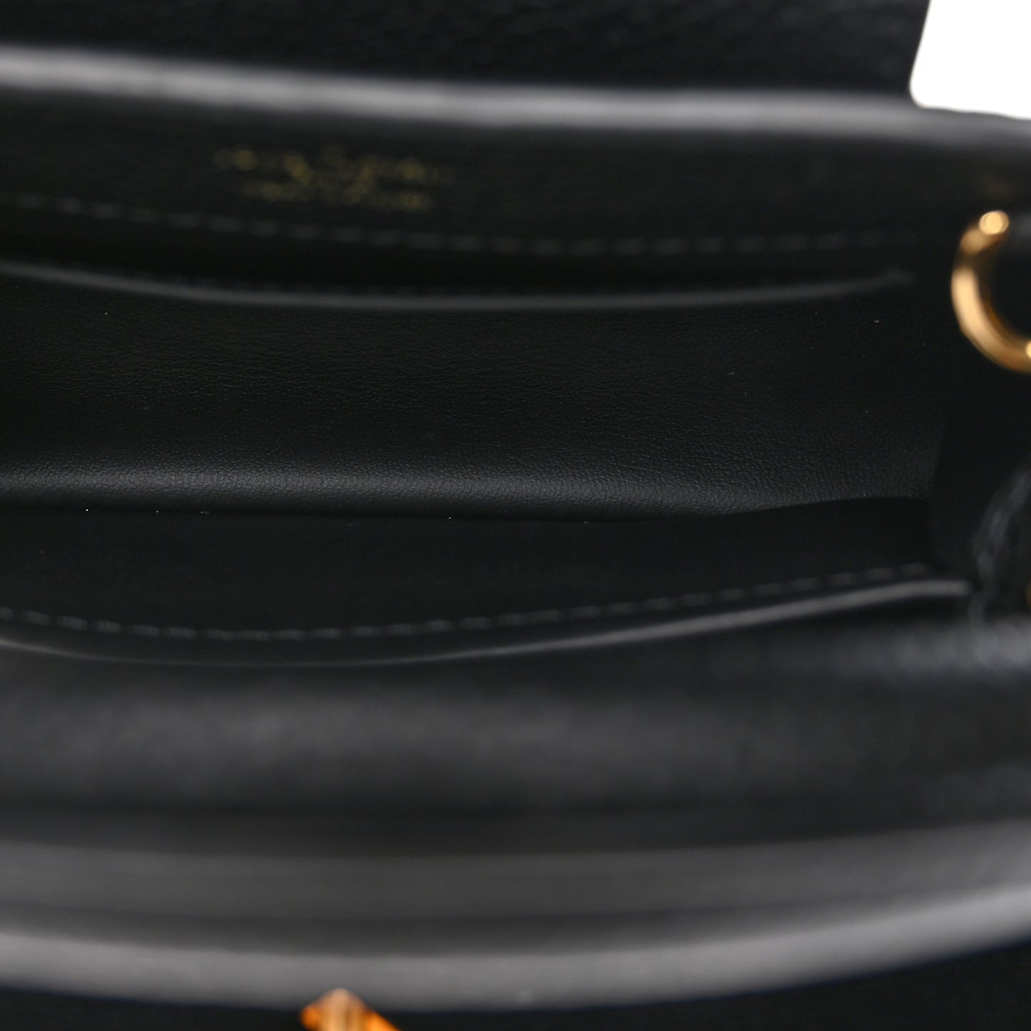 Taurillon Mini Capucines Black