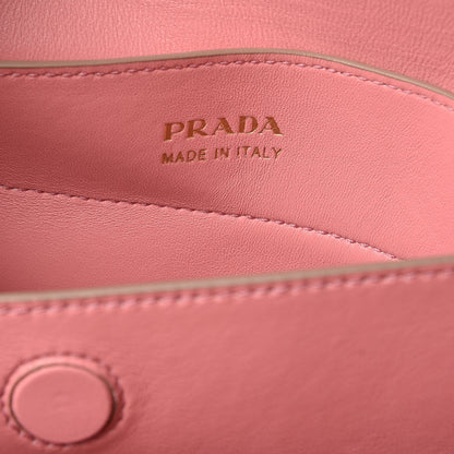 Prada Saffiano Cuir Medium Double Bag Cammeo Rosa 8 of 13