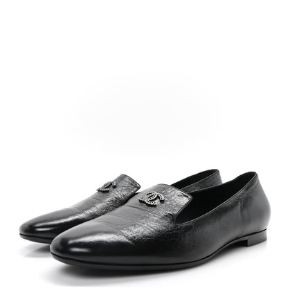 Chanel Lambskin CC Loafers 41 Black 7 of 19