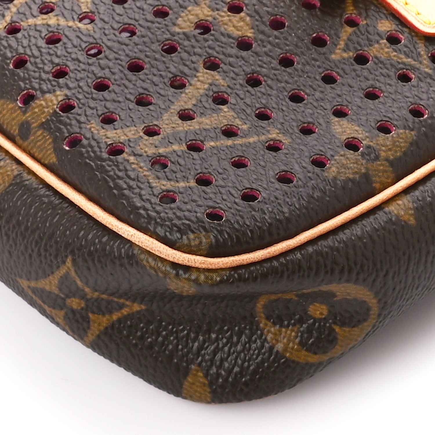 Louis Vuitton Monogram Perforated Pochette Accessories Bag Fuchsia 11 of 12