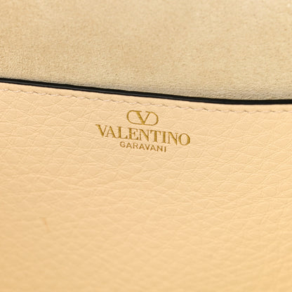 Valentino Garavani Soft Grainy Calfskin Alltime Shoulder Bag White 5 of 9