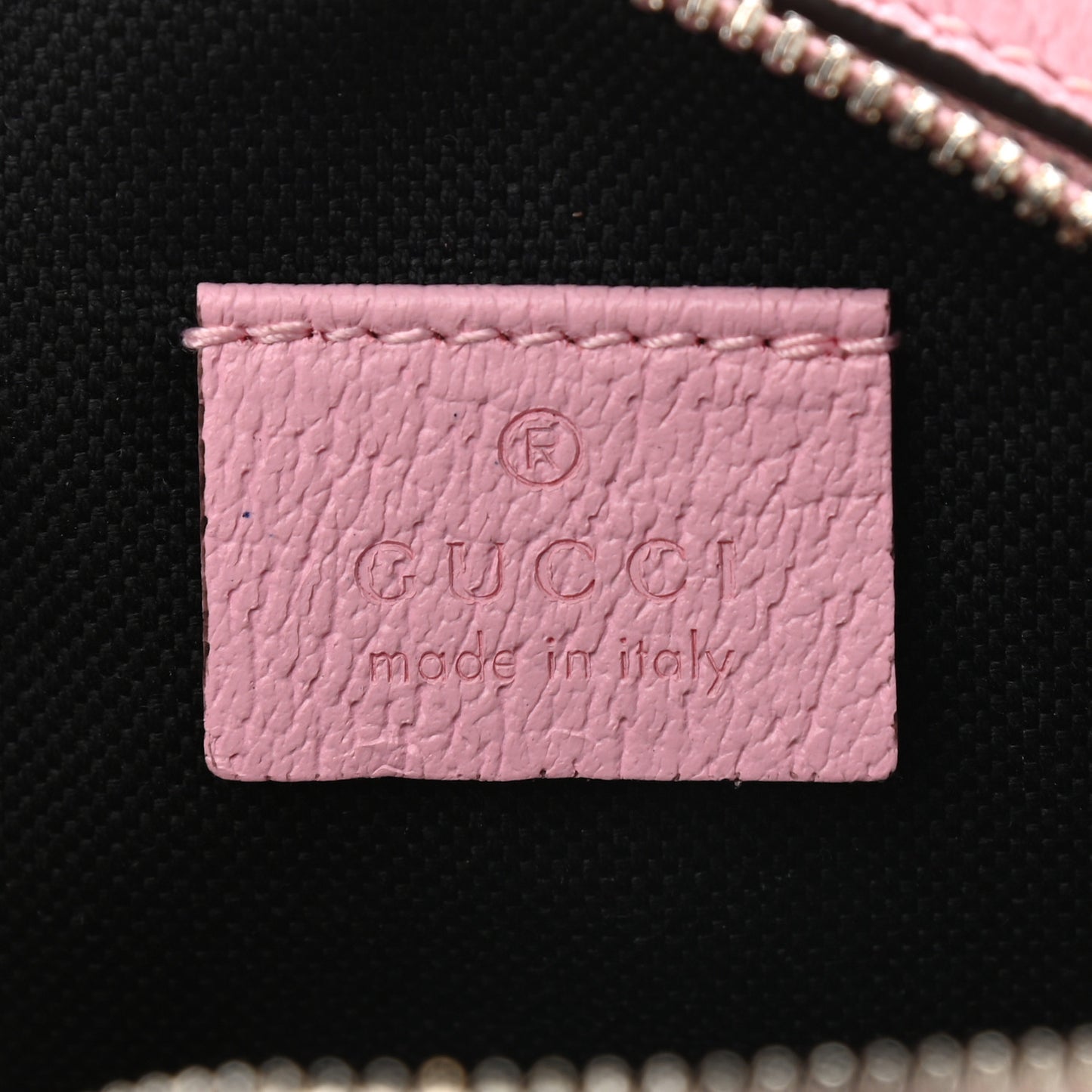 GG Supreme Monogram Psychedelic Round Shoulder Bag Black Multicolor Sugar Pink