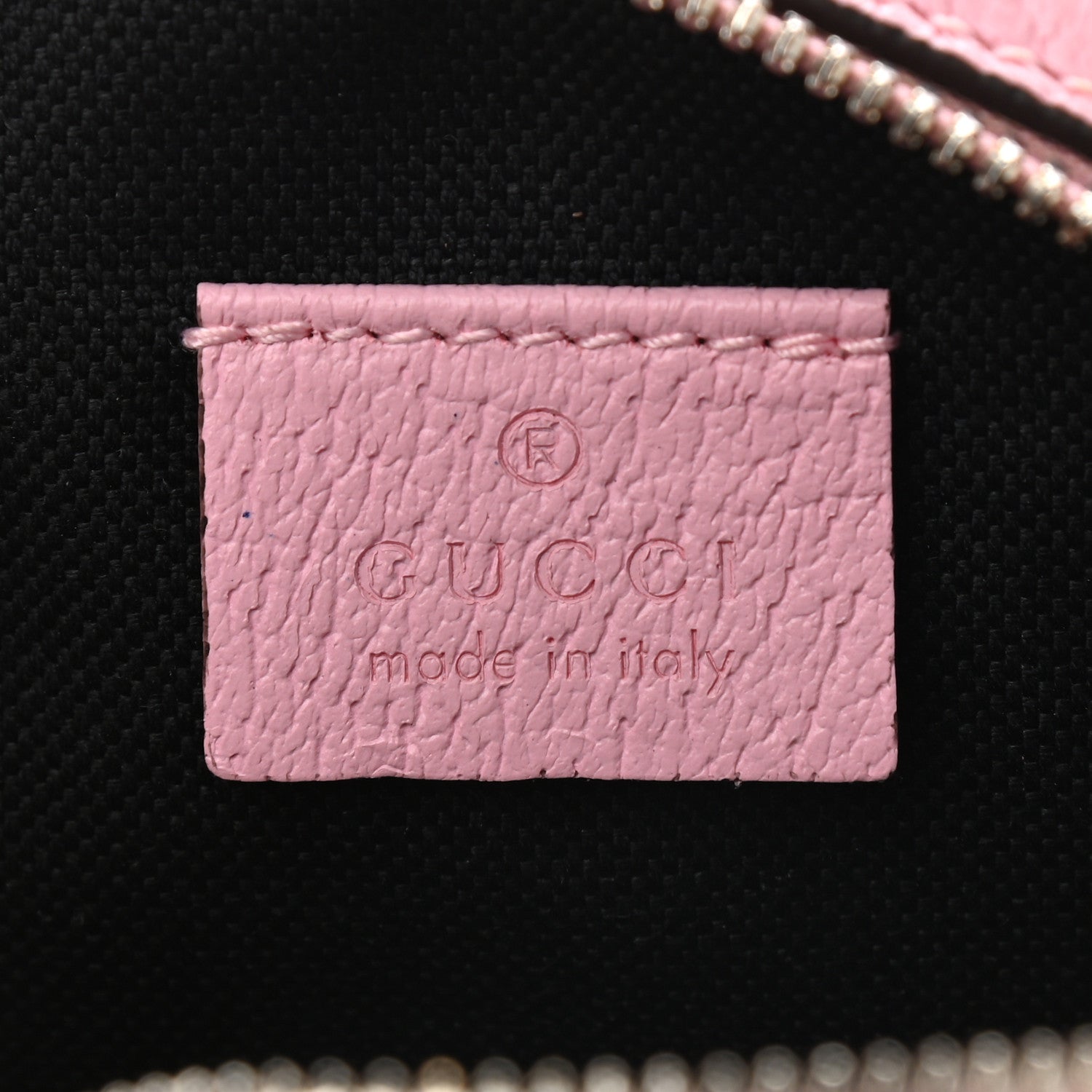 Gucci GG Supreme Monogram Psychedelic Round Shoulder Bag Black Multicolor Sugar Pink 6 of 9