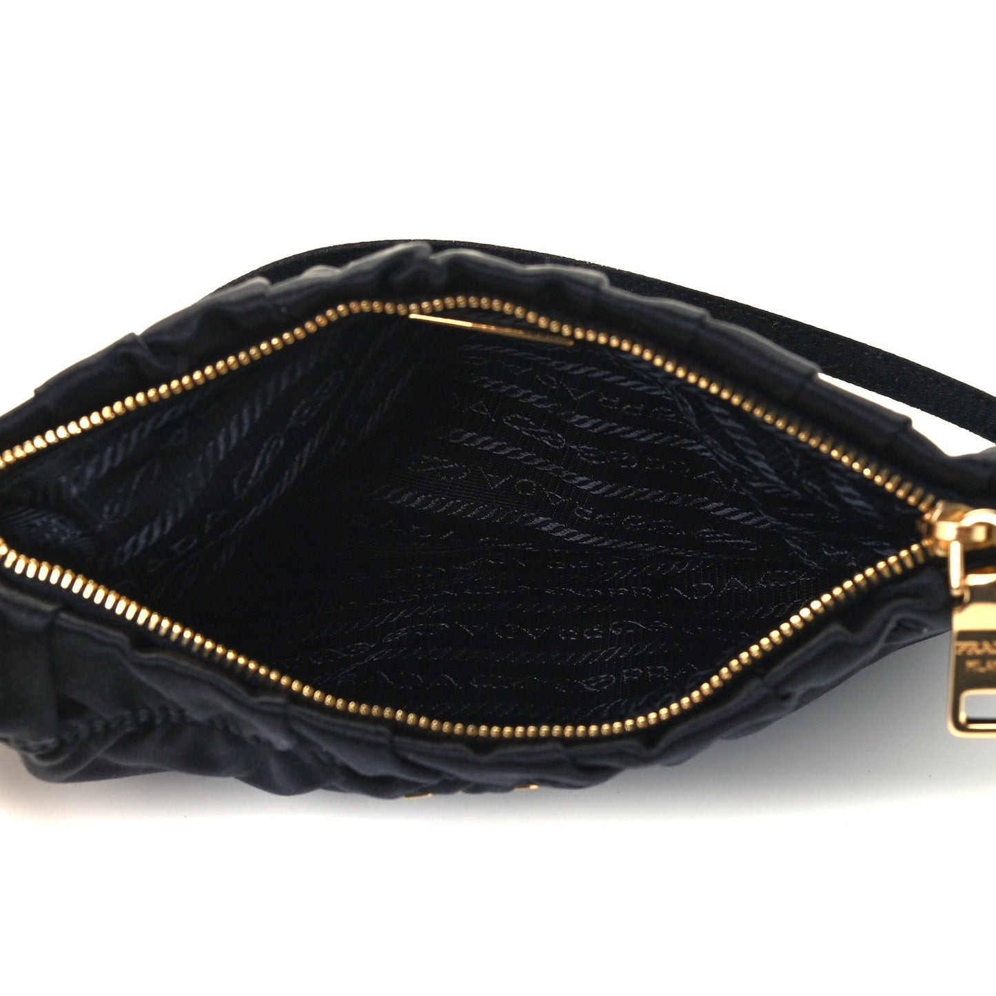 Satin Raso Shoulder Bag Black