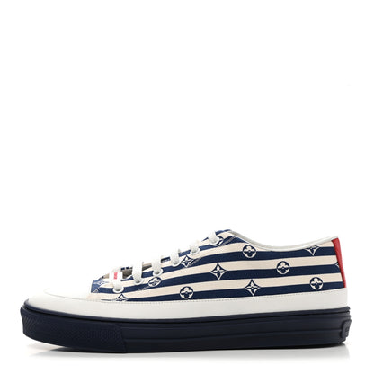 Louis Vuitton Canvas Escale Stellar Sneakers 40 Blue 1 of 8