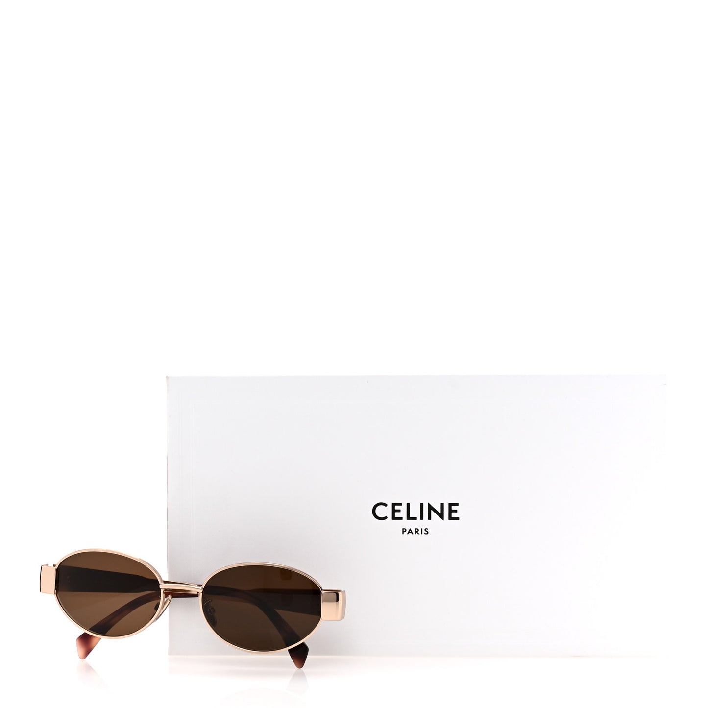 Metal Triomphe 01 Sunglasses CL40235U Rose Gold Brown