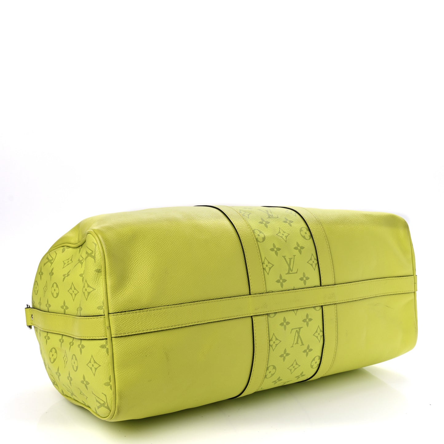 Monogram Taiga Keepall Bandouliere 50 Yellow