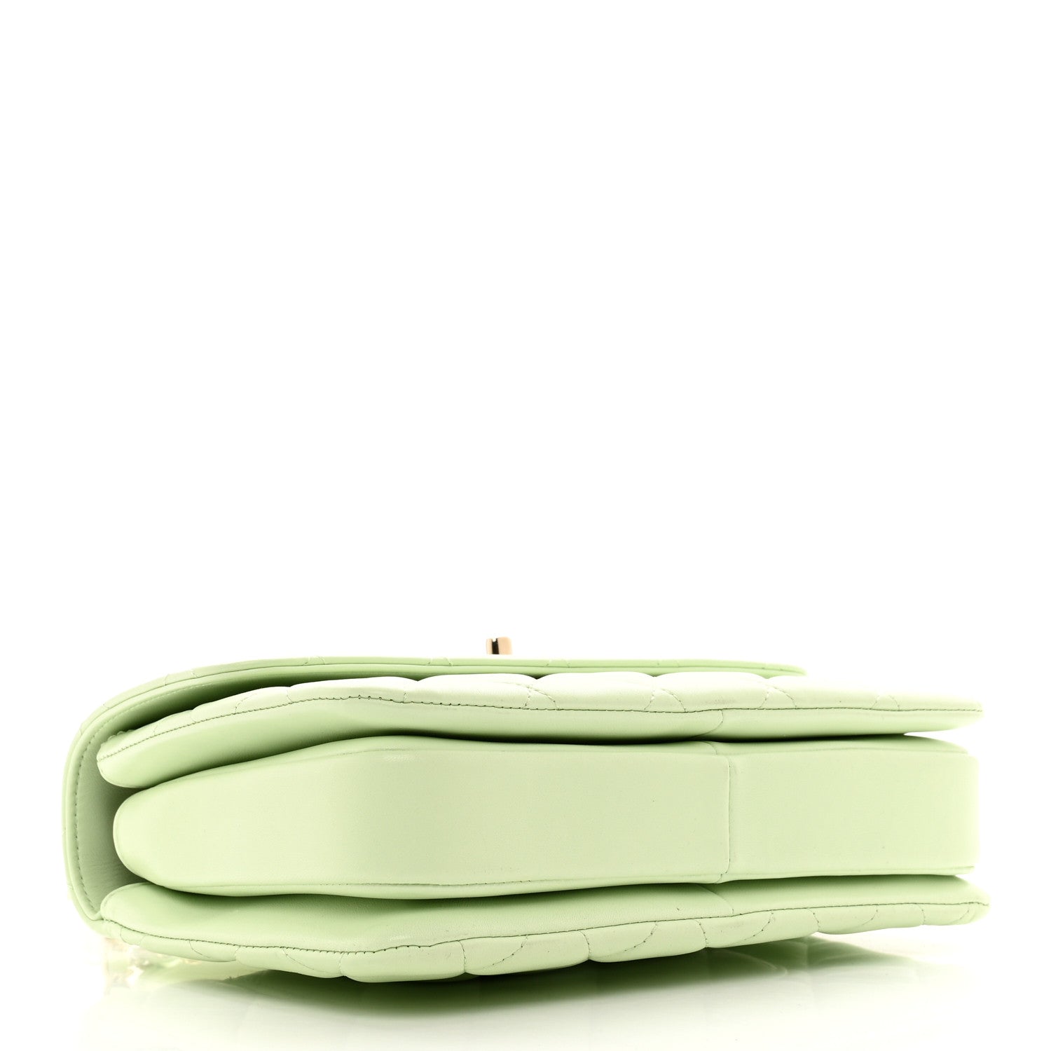 Chanel Lambskin Quilted Small Trendy CC Flap Dual Handle Bag Light Green 4 of 10