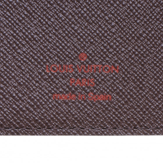 Louis Vuitton Damier Ebene Passport Wallet Organizer 5 of 7