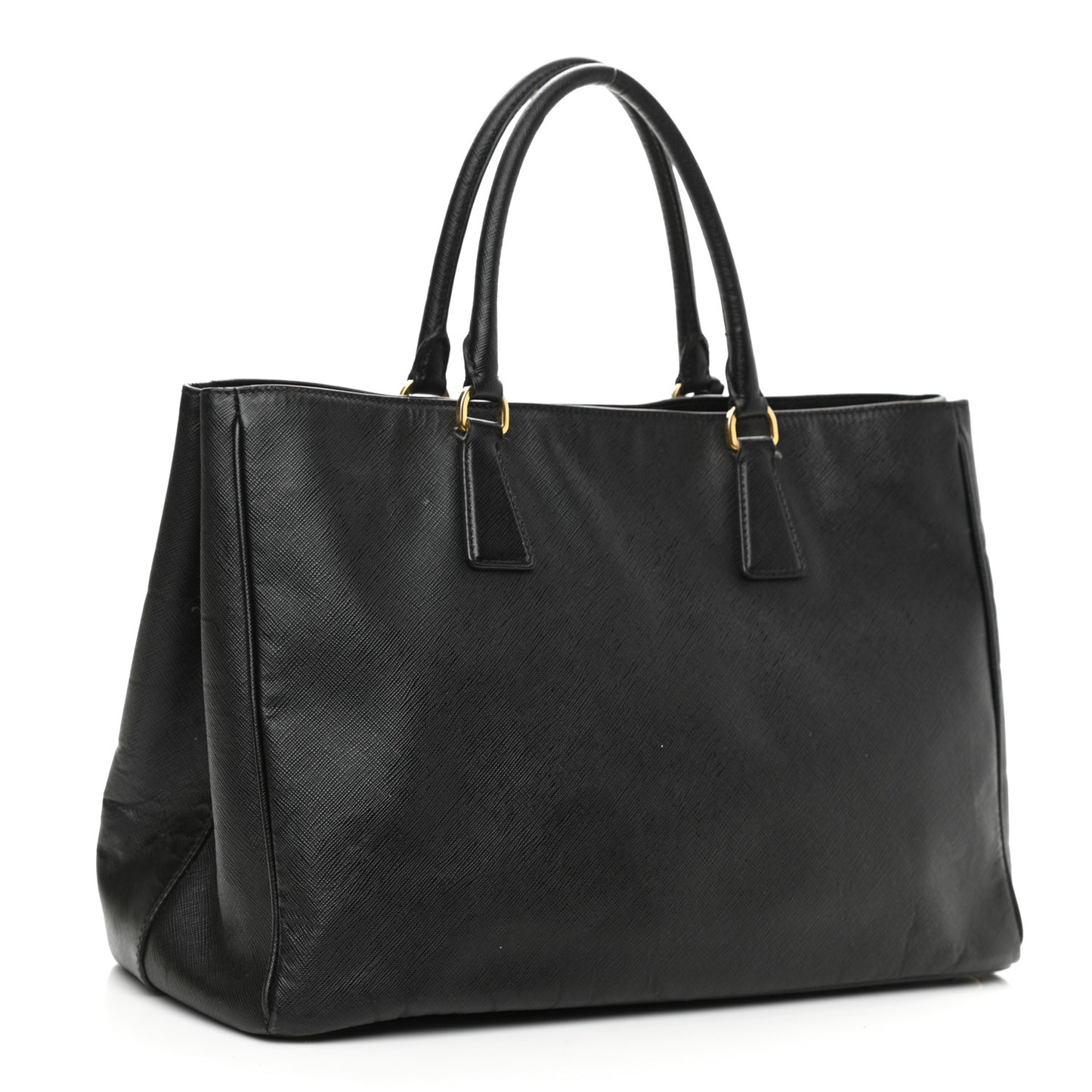 Saffiano Lux Large Tote Black