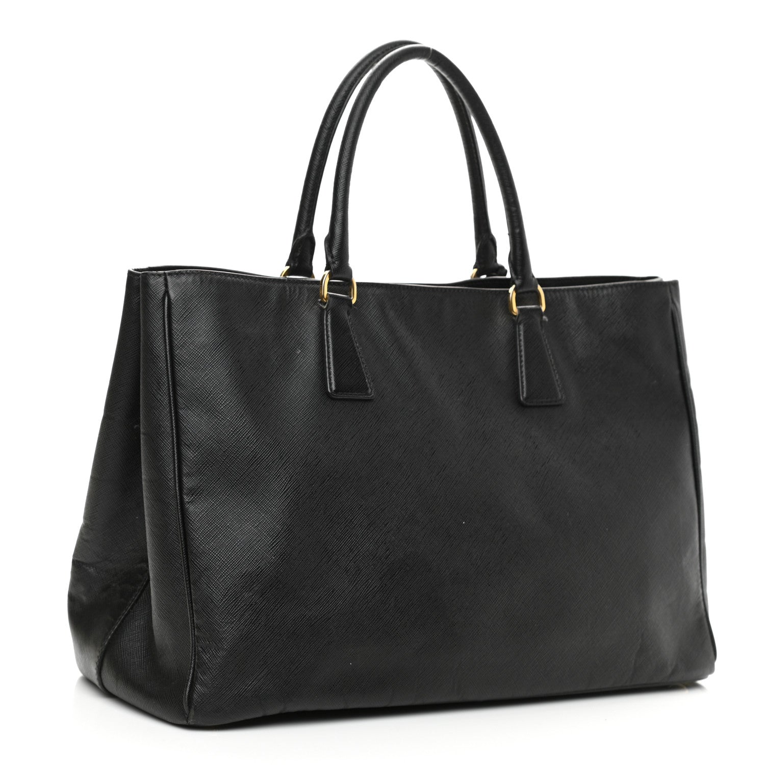 Prada Saffiano Lux Large Tote Black 2 of 12