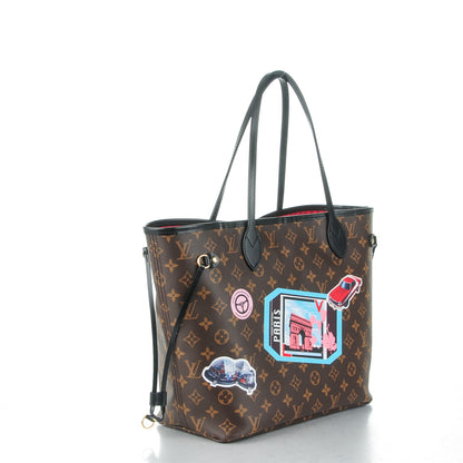 Louis Vuitton Monogram World Tour Neverfull MM 3 of 8